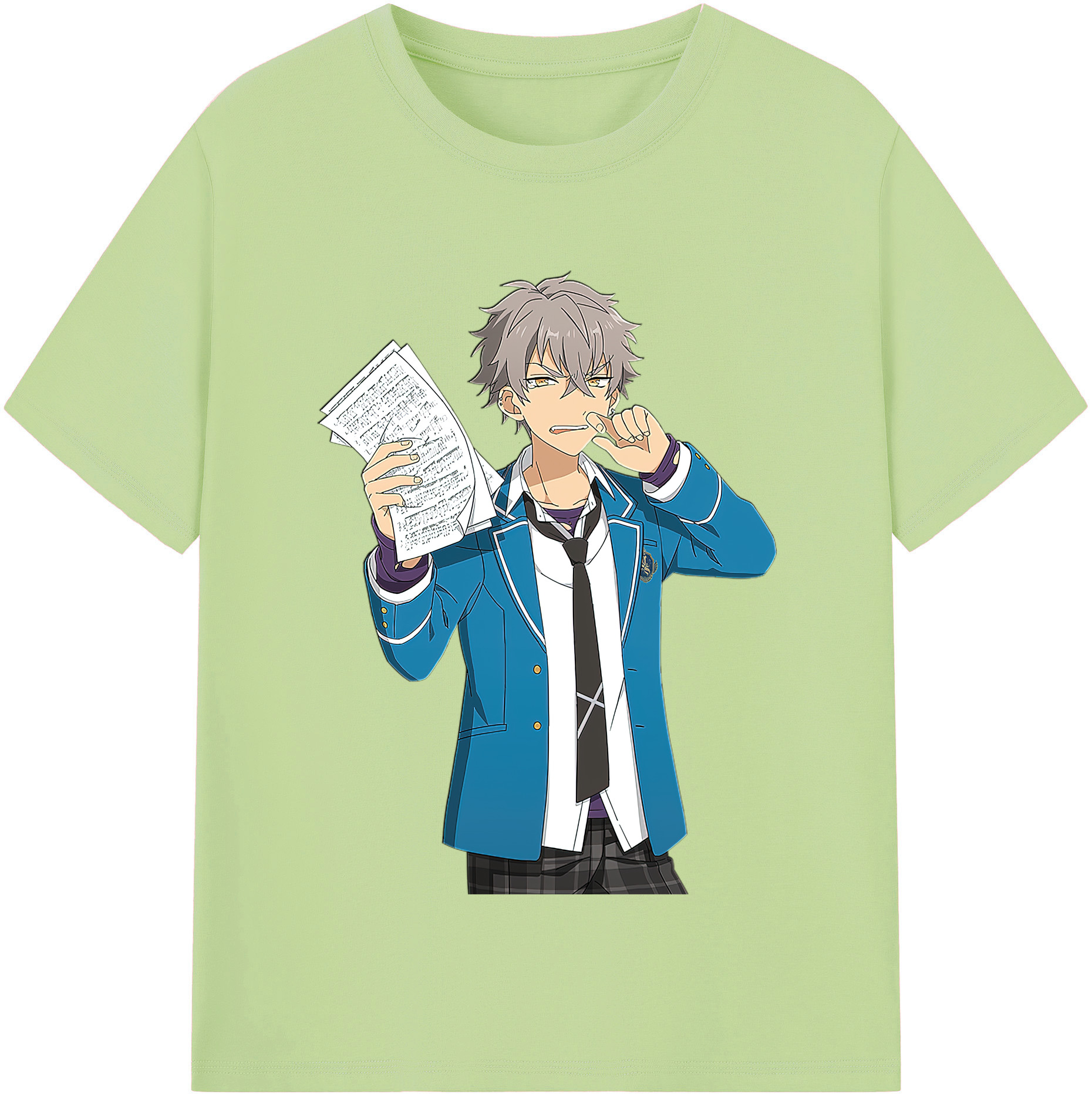 （画像用） あんさんぶるスターズ! Ensemble Stars 綿100％半袖Tシャツ（フロントプリント）